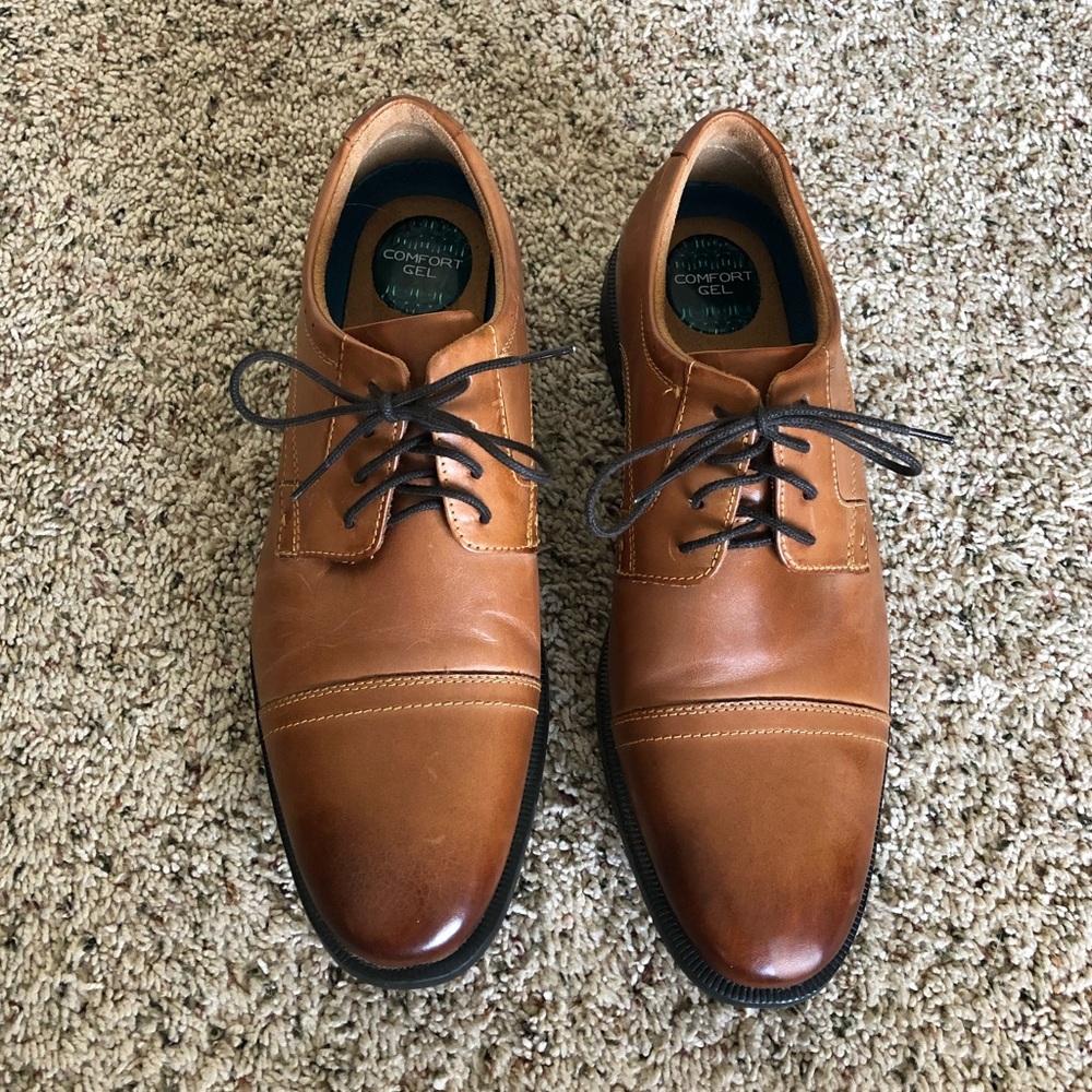 NUNN BUSH Dixon Men's Cap Toe Leather Oxford Shoes